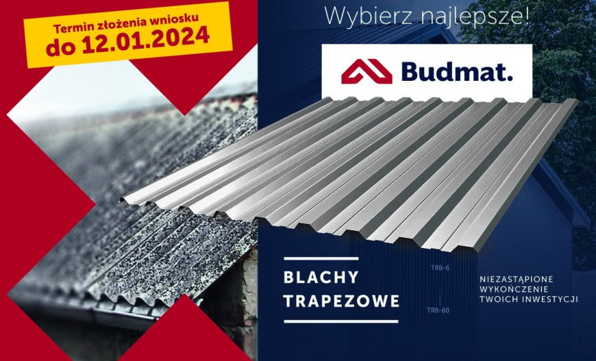 Dofinansowanie do wymiany dachu z eternitu 2023/2024