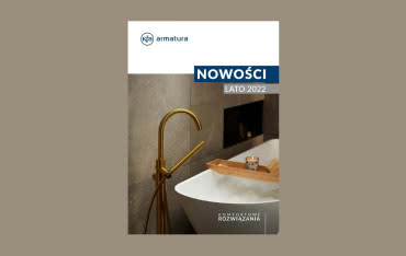 Sprawdź nowe odsłony kolekcji w katalogu LATO 2022 KFA Armatura