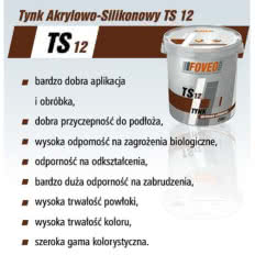 Tynk Akrylowo-Silikonowy TS 12