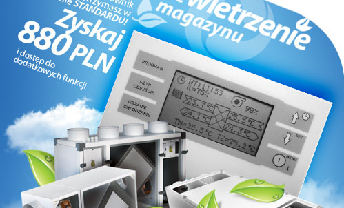Letnie wietrzenie magazynu firmy Ekozefir