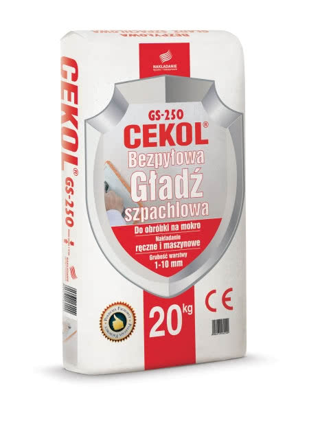 Bezpyłowa gładź szpachlowa GS-250