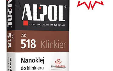 Nanoklej do klinkieru AK 518 - Kolejny opatentowany produkt marki ALPOL